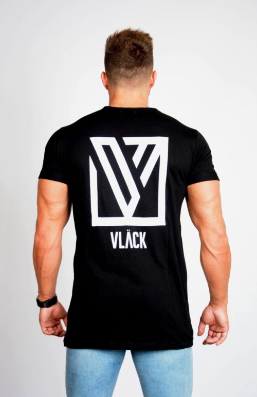 Camiseta VLÄCK Negra 0002 con diseño exclusivo, varios estampados y colores Unidades limitadas. es algodón 100% Orgánico y de alta calidad